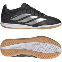 adidas Predator Club Zaalvoetbalschoenen (IN) Kids Zwart Zilver Mintgroen