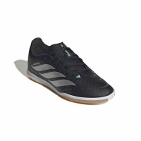 adidas Predator Club Zaalvoetbalschoenen (IN) Kids Zwart Zilver Mintgroen