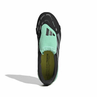 adidas Predator Elite FT Gras Voetbalschoenen (FG) Kids Zwart Zilver Mintgroen