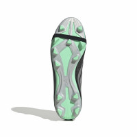 adidas Predator Club FT Gras / Kunstgras Voetbalschoenen (MG) Zwart Zilver Mintgroen