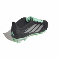 adidas Predator Club FT Gras / Kunstgras Voetbalschoenen (MG) Zwart Zilver Mintgroen