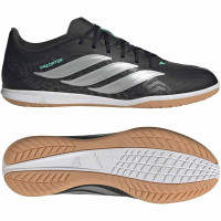 adidas Predator Club Indoor Football Boots (IN) Black Silver Mint Green