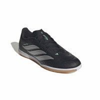 adidas Predator Club Indoor Football Boots (IN) Black Silver Mint Green
