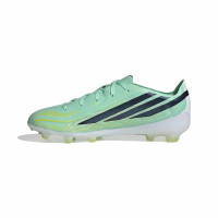adidas F50 Hyperfast Elite Gras Voetbalschoenen (FG) Kids Mintgroen Zwart Wit