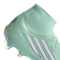 adidas F50 Sparkfusion Elite Mid Gras / Kunstgras Voetbalschoenen (MG) Dames Mintgroen Wit Blauw