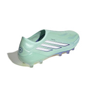 adidas F50 Sparkfusion Elite Veterloze Gras / Kunstgras Voetbalschoenen (MG) Dames Mintgroen Wit Blauw