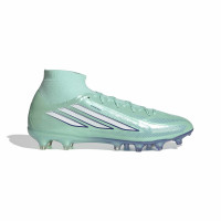 adidas F50 Sparkfusion Pro Mid Grass/Artificial Grass Football Boots (MG) Women's Mint Green White Blue