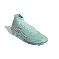 adidas F50 Sparkfusion Pro Mid Grass/Artificial Grass Football Boots (MG) Women's Mint Green White Blue