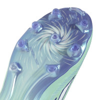 adidas F50 Sparkfusion Pro Mid Grass/Artificial Grass Football Boots (MG) Women's Mint Green White Blue