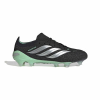 adidas Predator Elite Gras Voetbalschoenen (FG) Zwart Zilver Mintgroen