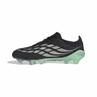 adidas Predator Elite Gras Voetbalschoenen (FG) Zwart Zilver Mintgroen