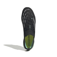 adidas Predator Elite Gras Voetbalschoenen (FG) Zwart Zilver Mintgroen