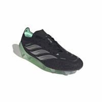 adidas Predator Elite Gras Voetbalschoenen (FG) Zwart Zilver Mintgroen