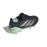 adidas Predator Elite Gras Voetbalschoenen (FG) Zwart Zilver Mintgroen
