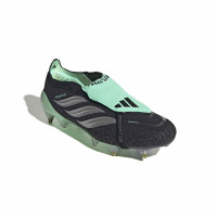 adidas Predator Elite FT Iron Stud Football Boots (SG) Black Silver Mint Green