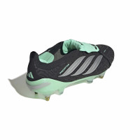 adidas Predator Elite FT Iron Stud Football Boots (SG) Black Silver Mint Green