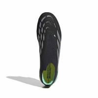 adidas Predator Elite Veterloze IJzeren-Nop Voetbalschoenen (SG) Zwart Zilver Mintgroen