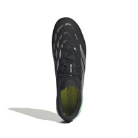 adidas Predator League Gras Voetbalschoenen (FG) Zwart Zilver Mintgroen