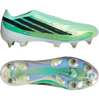 adidas F50 Hyperfast Elite Veterloze IJzeren-Nop Voetbalschoenen (SG) Mintgroen Zwart Wit