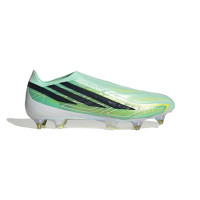 adidas F50 Hyperfast Elite Veterloze IJzeren-Nop Voetbalschoenen (SG) Mintgroen Zwart Wit
