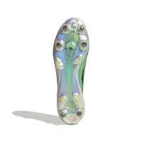 adidas F50 Hyperfast Elite Veterloze IJzeren-Nop Voetbalschoenen (SG) Mintgroen Zwart Wit