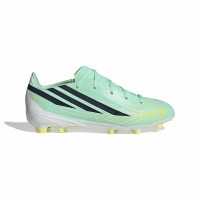 adidas F50 Hyperfast League Gras Voetbalschoenen (FG) Kids Mintgroen Zwart Wit