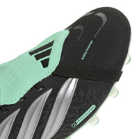 adidas Predator Pro FT Kunstgras Voetbalschoenen (AG) Zwart Zilver Mintgroen