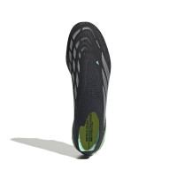 adidas Predator Elite Veterloze Gras Voetbalschoenen (FG) Zwart Zilver Mintgroen