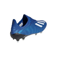adidas X 19.1 Ijzeren Nop Voetbalschoenen (SG) Blauw Wit Zwart