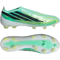 adidas F50 Hyperfast Pro Laceless Grass Football Boots (FG) Mint Green Black White