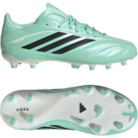 adidas Copa Pure IV Elite Gras Voetbalschoenen (FG) Kids Mintgroen Zwart Wit