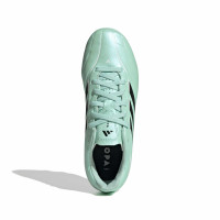 adidas Copa Pure IV Club Gras / Kunstgras Voetbalschoenen (MG) Kids Mintgroen Zwart Wit