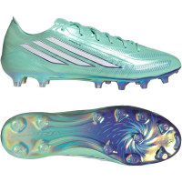 adidas F50 Sparkfusion Elite Gras / Kunstgras Voetbalschoenen (MG) Dames Mintgroen Wit Blauw