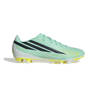 adidas F50 Hyperfast Club Grass/Artificial Grass Football Boots (MG) Mint Green Black White