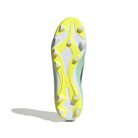 adidas F50 Hyperfast Club Grass/Artificial Grass Football Boots (MG) Mint Green Black White
