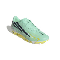 adidas F50 Hyperfast Club Grass/Artificial Grass Football Boots (MG) Mint Green Black White