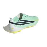 adidas F50 Hyperfast Club Grass/Artificial Grass Football Boots (MG) Mint Green Black White