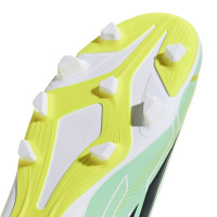 adidas F50 Hyperfast Club Grass/Artificial Grass Football Boots (MG) Mint Green Black White
