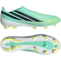 adidas F50 Hyperfast League Laceless Grass Football Boots (FG) Mint Green Black White