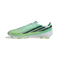 adidas F50 Hyperfast Pro Gras (FG) Football Boots Mint Green Black White