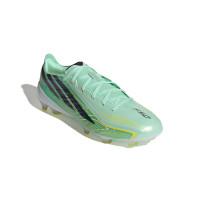 adidas F50 Hyperfast Pro Gras (FG) Football Boots Mint Green Black White