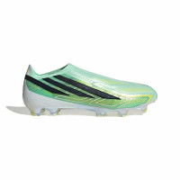 adidas F50 Hyperfast Elite Laceless Grass Football Boots (FG) Mint Green Black White