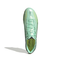 adidas F50 Hyperfast Elite IJzeren-Nop Voetbalschoenen (SG) Mintgroen Zwart Wit