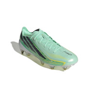 adidas F50 Hyperfast Elite IJzeren-Nop Voetbalschoenen (SG) Mintgroen Zwart Wit