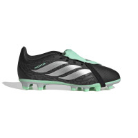 adidas Predator Club FT Grass/Artificial Grass Football Boots (MG) Kids Black Silver Mint Green