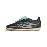 adidas Predator Club FT Indoor Football Boots (IN) Kids Black Silver Mint Green
