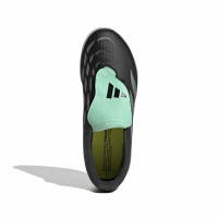 adidas Predator Club FT Indoor Football Boots (IN) Kids Black Silver Mint Green