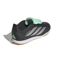 adidas Predator Club FT Indoor Football Boots (IN) Kids Black Silver Mint Green