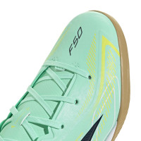 adidas F50 Hyperfast League (IN) Indoor Football Shoes (IN) Kids Mint Green Black White