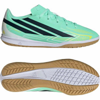 adidas F50 Hyperfast Club Indoor Football Boots (IN) Kids Mint Green Black White